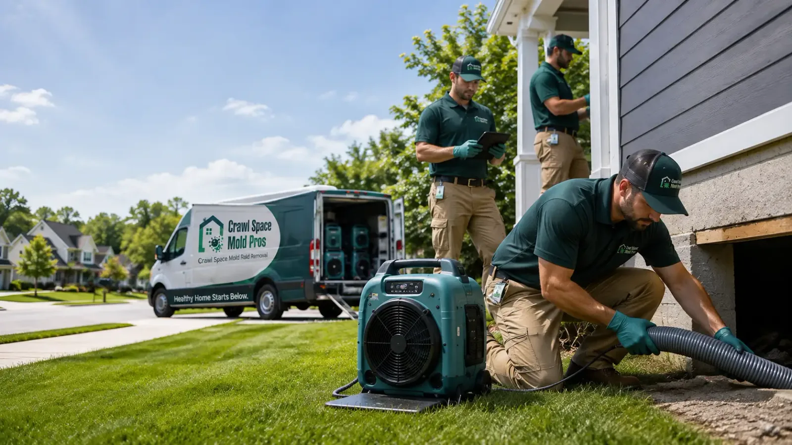 Crawl Space Mold Removal in Picabo, ID